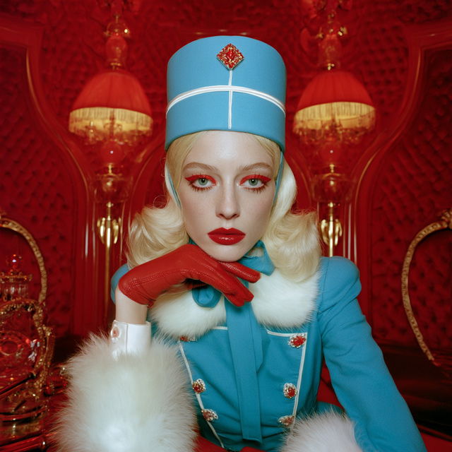 Miles Aldridge style, Midjourney V8.2, render 1 of 4