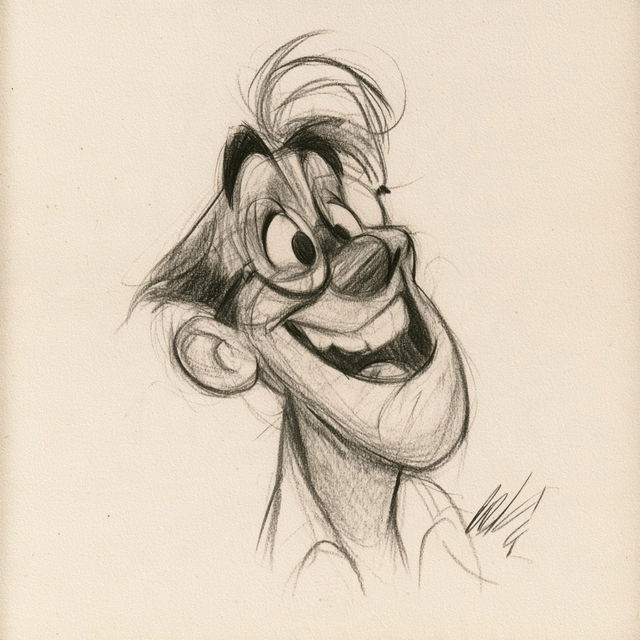 Milt Kahl style, Midjourney V8.2, render 1 of 4