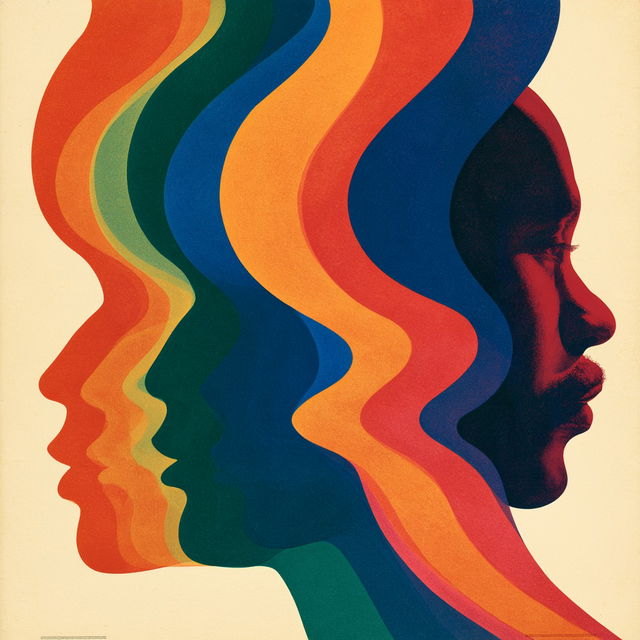 Milton Glaser style, Midjourney V8.2, render 3 of 4