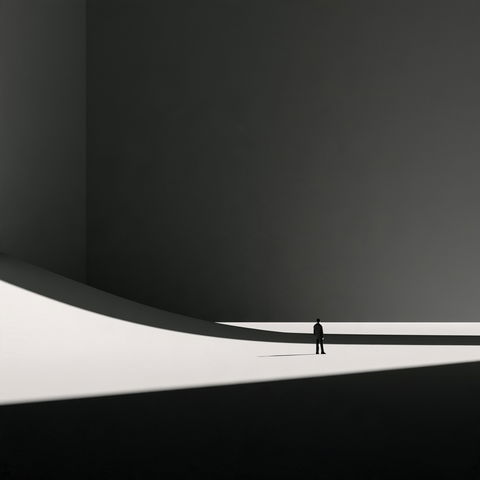 Minimalism style (Genres), Midjourney V8.2