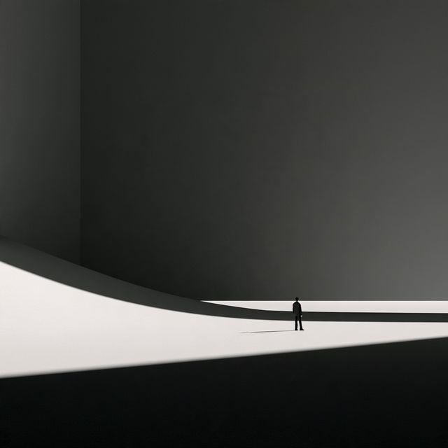 Minimalism style, Midjourney V8.2, render 1 of 4