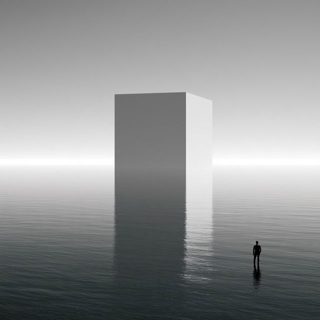 Minimalism style, Midjourney V8.2, render 3 of 4
