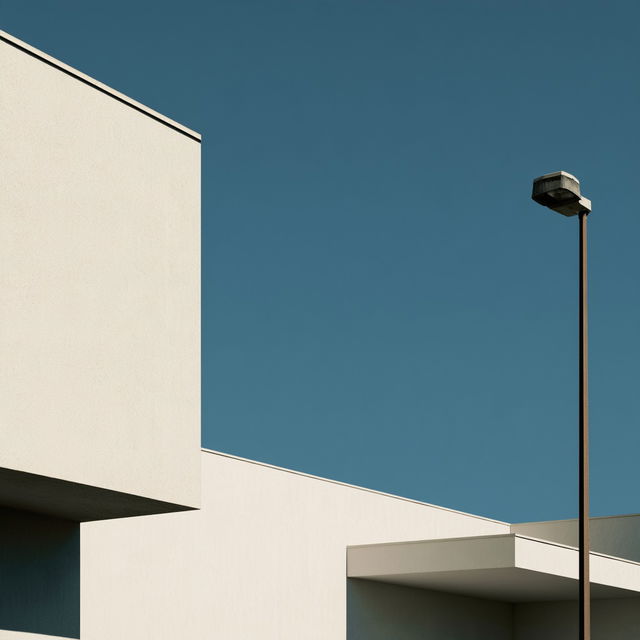 Minimalist architecture style, Midjourney V8.2, render 2 of 4
