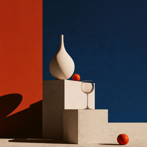 Minimalist composition style (Modifiers), Midjourney V8.2