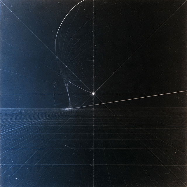Minkowski diagram style, Midjourney V8.2, render 4 of 4