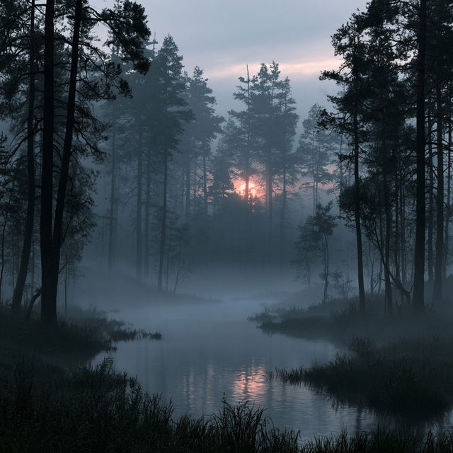 Misty style, Midjourney V8.2, render 4 of 4