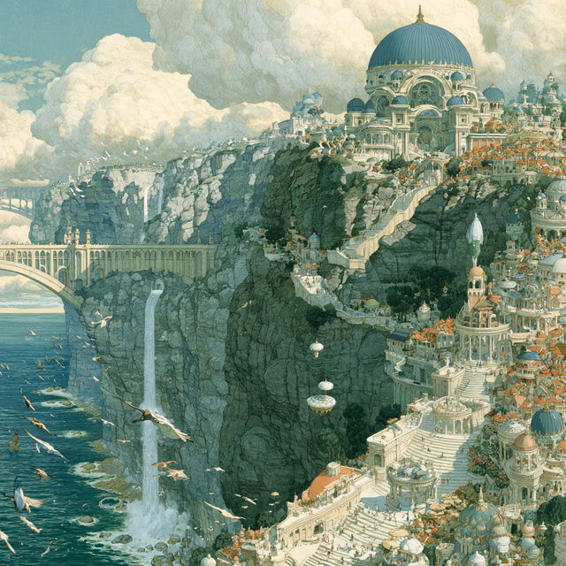 Mitsumasa Anno style, Midjourney V8.2, render 4 of 4