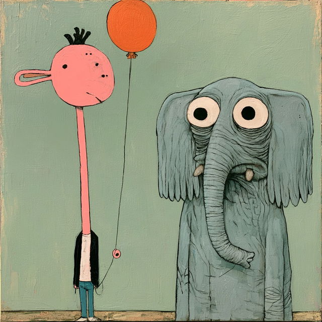 Mo Willems style, Midjourney V8.2, render 3 of 4