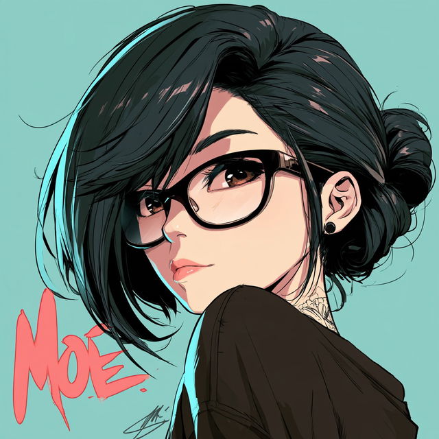 Moe anime style style, Midjourney V8.2, render 2 of 4