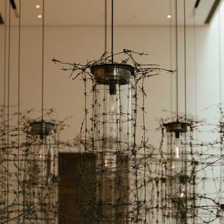 Mona Hatoum style, Midjourney V8.2, render 4 of 4