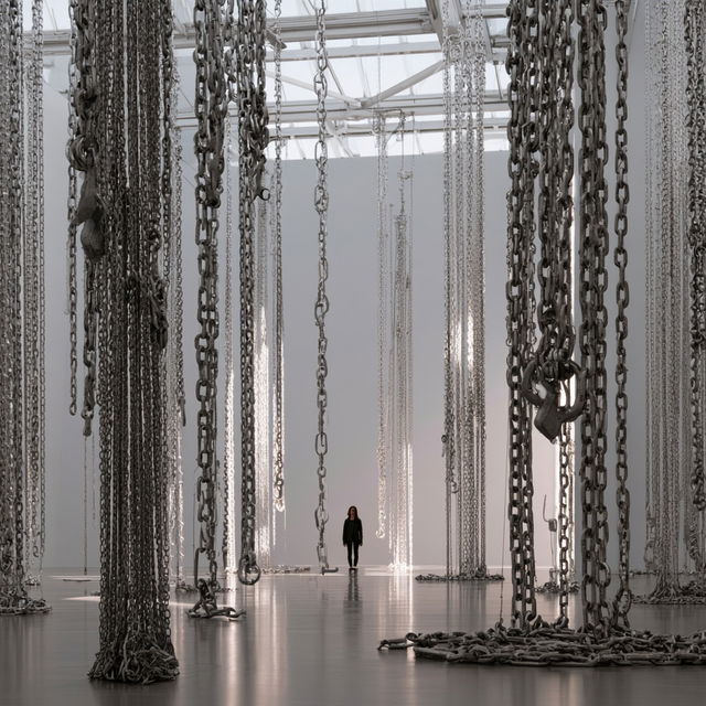 Monica Bonvicini style, Midjourney V8.2, render 2 of 4