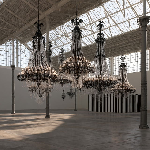 Monica Bonvicini style, Midjourney V8.2, render 1 of 4