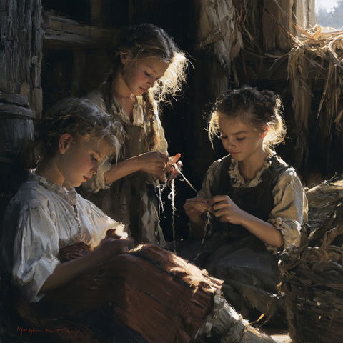 Morgan Weistling style (Painters), Midjourney V8.2