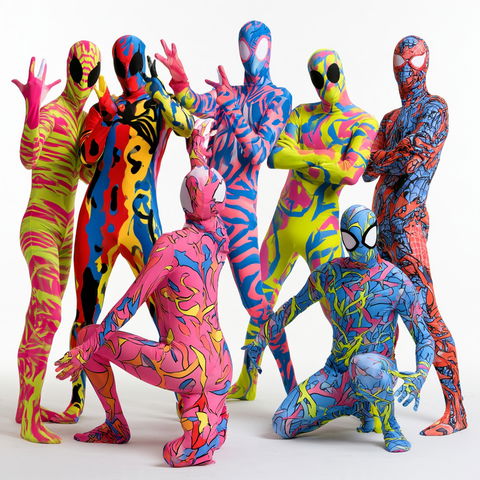 Morphsuits style (Titles), Midjourney V8.2