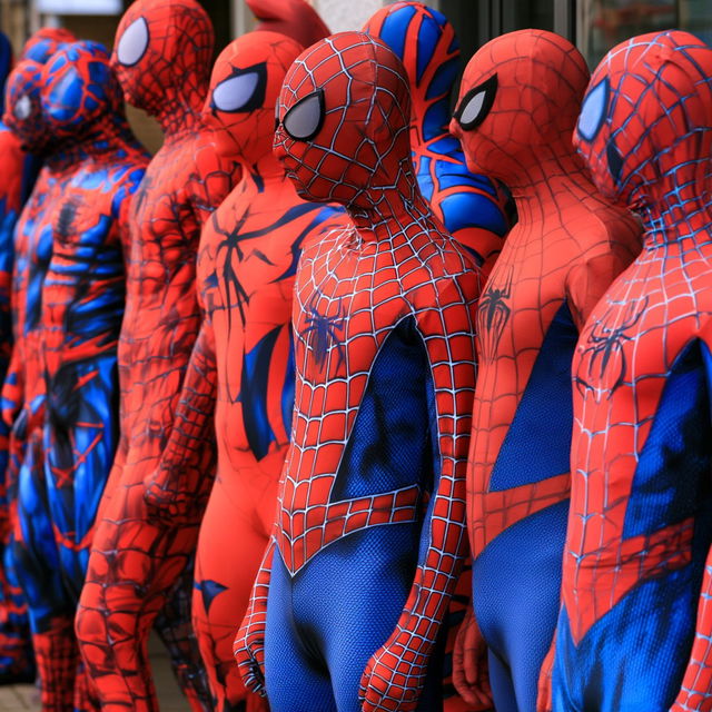 Morphsuits style, Midjourney V8.2, render 4 of 4