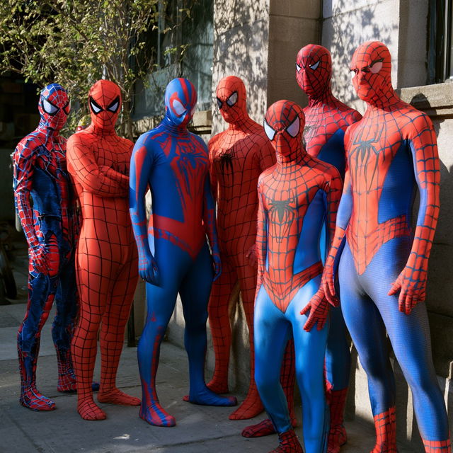 Morphsuits style, Midjourney V8.2, render 3 of 4