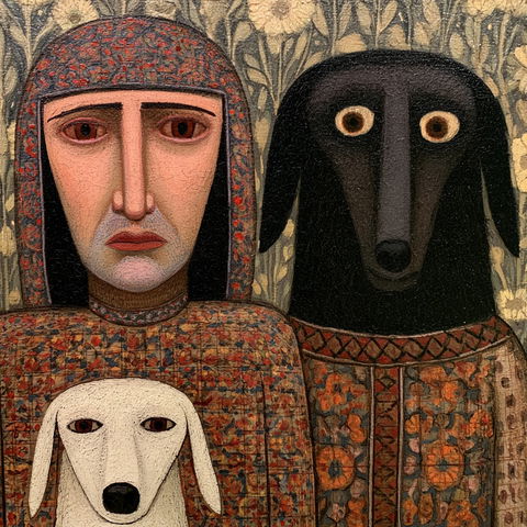 Morris Hirshfield style (Painters), Midjourney V8.2