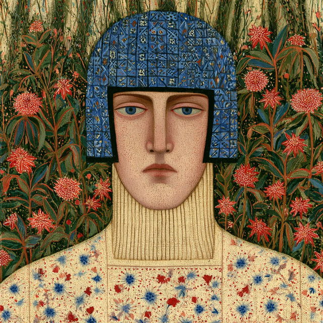 Morris Hirshfield style, Midjourney V8.2, render 3 of 4