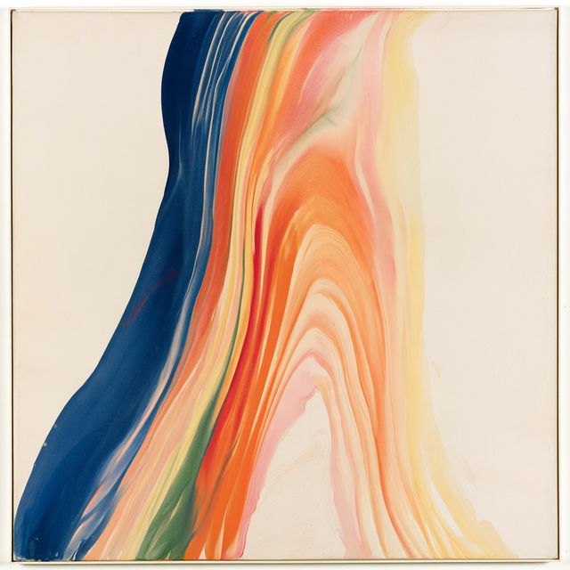 Morris Louis style, Midjourney V8.2, render 4 of 4