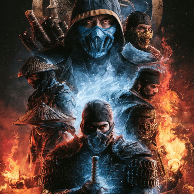 Mortal Kombat style, Midjourney V8.2, render 4 of 4
