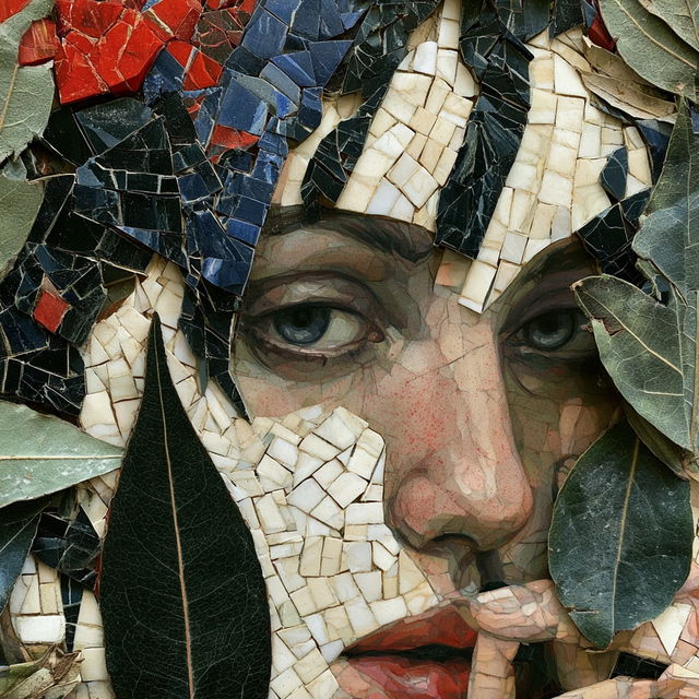 Mosaic style, Midjourney V8.2, render 3 of 4