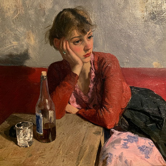 Moses Soyer style, Midjourney V8.2, render 3 of 4