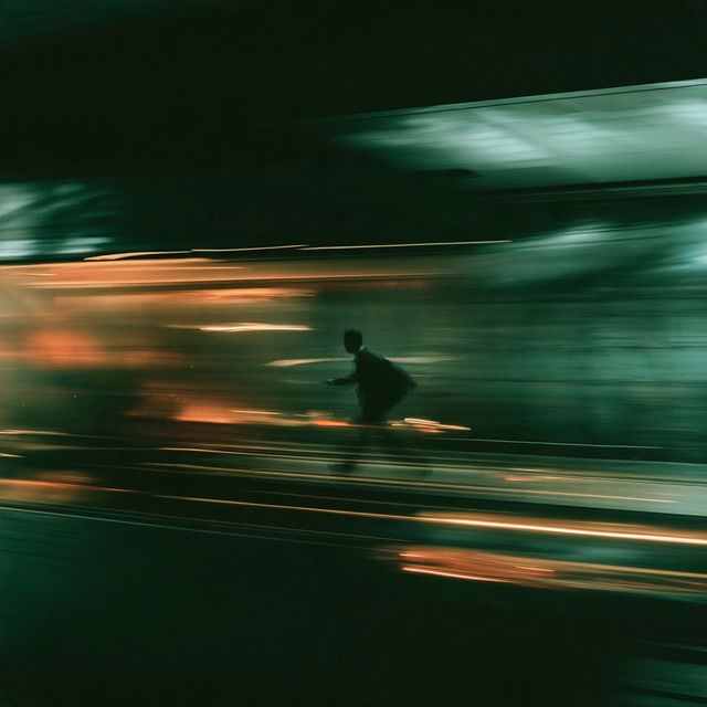 Motion blur style, Midjourney V8.2, render 2 of 4