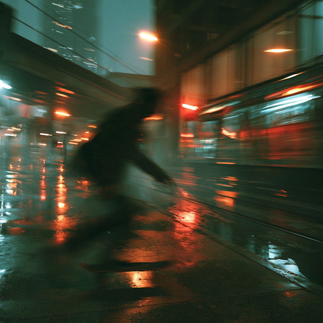 Motion blur style, Midjourney V8.2, render 3 of 4