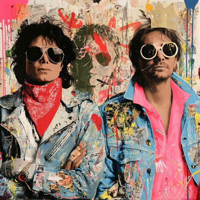 Mr. Brainwash style, Midjourney V8.2, render 3 of 4