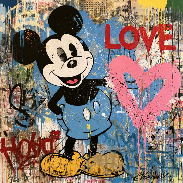 Mr. Brainwash style, Midjourney V8.2, render 4 of 4