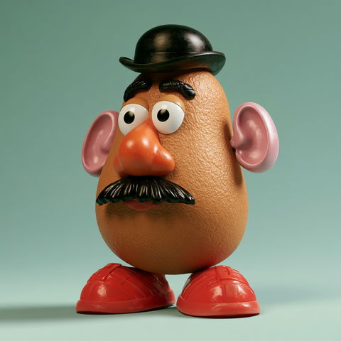 Mr. Potato Head style (Titles), Midjourney V8.2