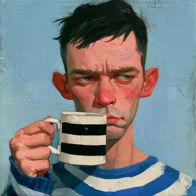 Mugshot style, Midjourney V8.2, render 1 of 4