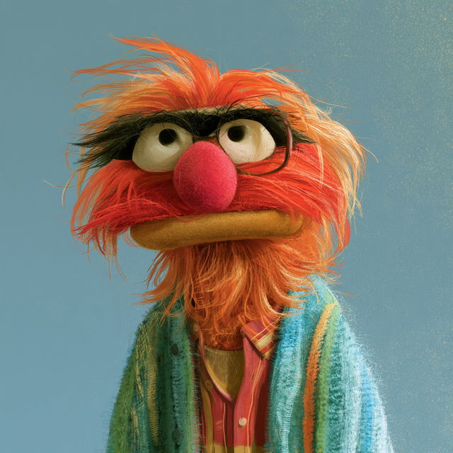 Muppet style style, Midjourney V8.2, render 1 of 4