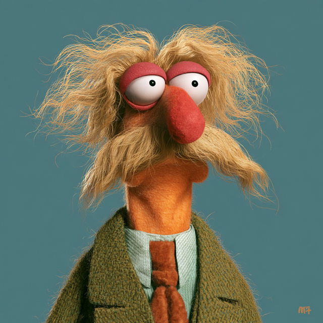 Muppet style style, Midjourney V8.2, render 4 of 4