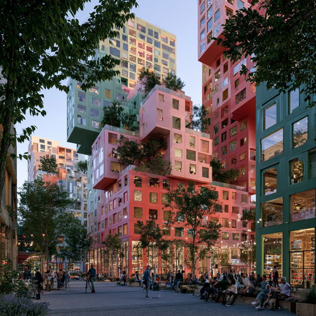MVRDV style, Midjourney V8.2, render 4 of 4