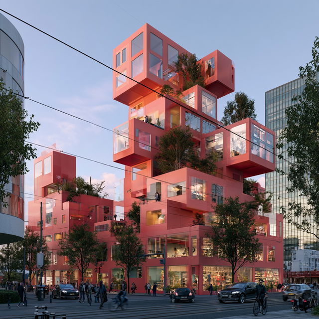 MVRDV style, Midjourney V8.2, render 3 of 4