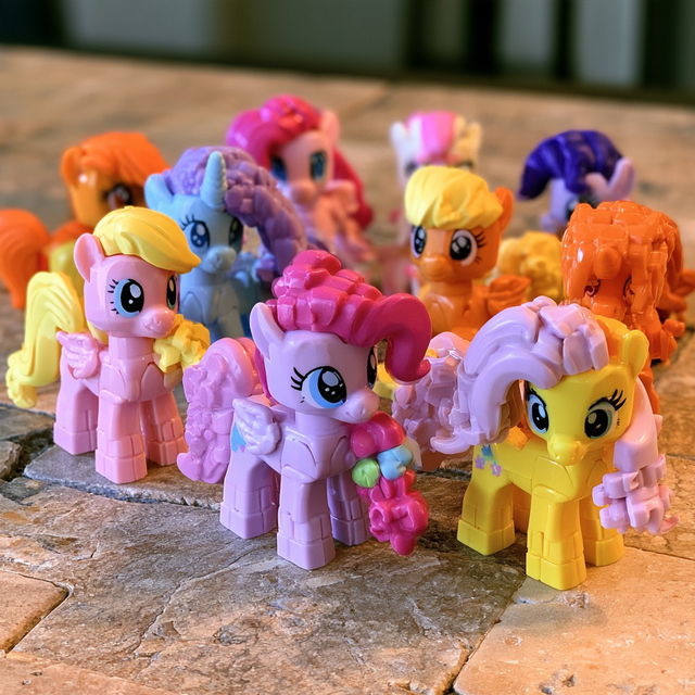 My Little Pony style, Midjourney V8.2, render 2 of 4