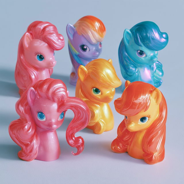 My Little Pony style, Midjourney V8.2, render 1 of 4