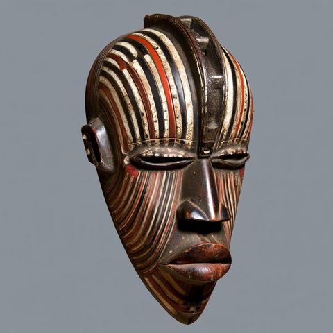 Namibian Ovambo mask style (Genres), Midjourney V8.2