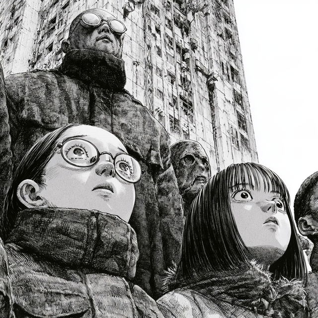 Naoki Urasawa style, Midjourney V8.2, render 1 of 4