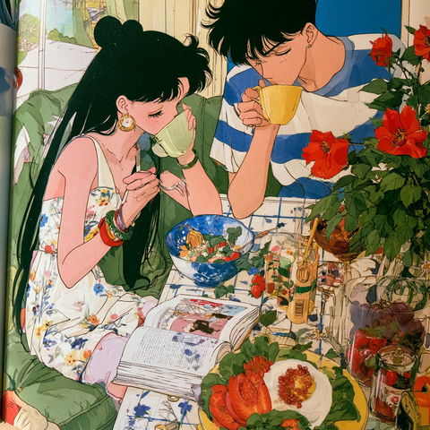 Naoko Takeuchi style (Illustrators), Midjourney V8.2