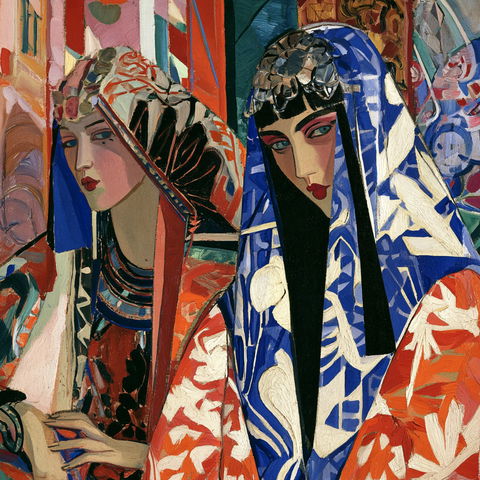 Natalia Goncharova style (Painters), Midjourney V8.2