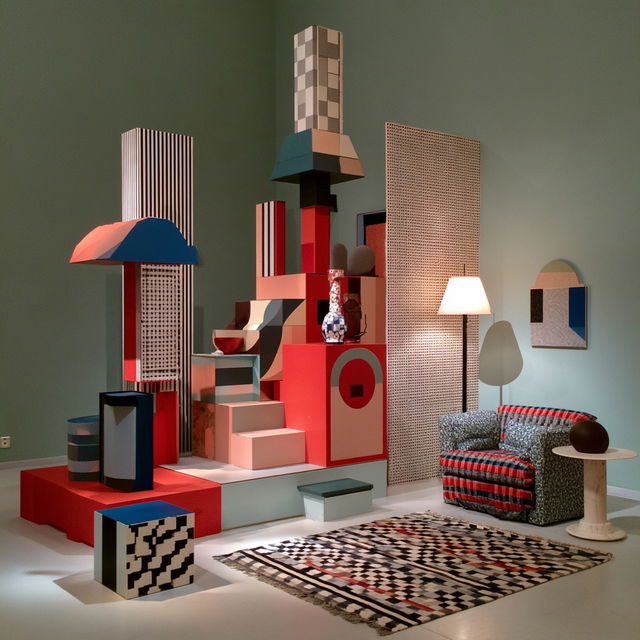 Nathalie Du Pasquier style, Midjourney V8.2, render 2 of 4