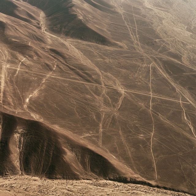 Nazca lines style, Midjourney V8.2, render 1 of 4