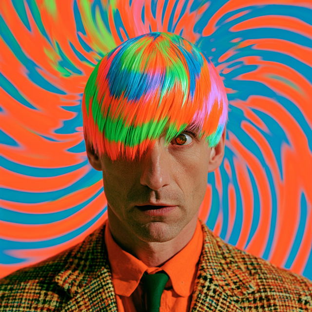 Neil Harbisson style, Midjourney V8.2, render 4 of 4
