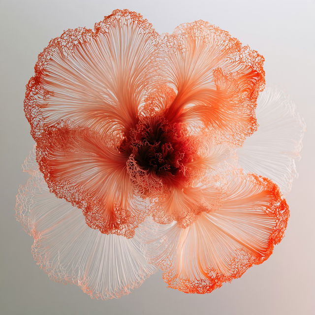 Neri Oxman style, Midjourney V8.2, render 2 of 4