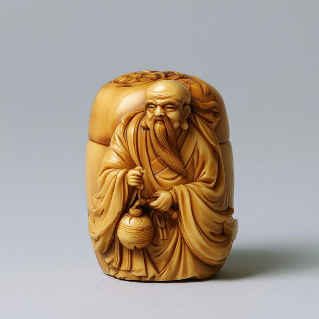 Netsuke style, Midjourney V8.2, render 4 of 4