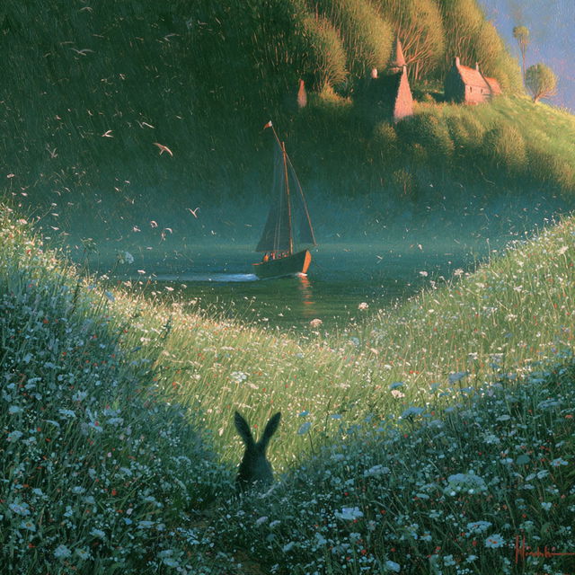 Nicholas Hely Hutchinson style, Midjourney V8.2, render 1 of 4