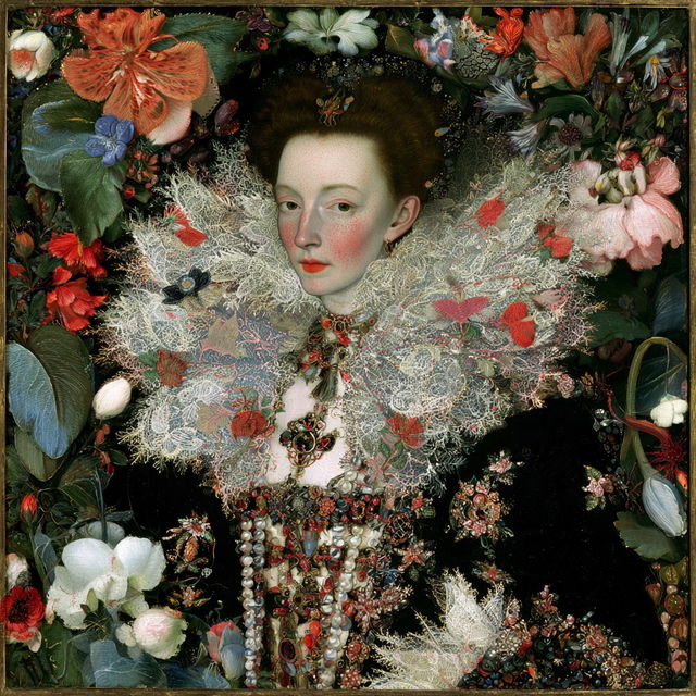 Nicholas Hilliard style, Midjourney V8.2, render 4 of 4