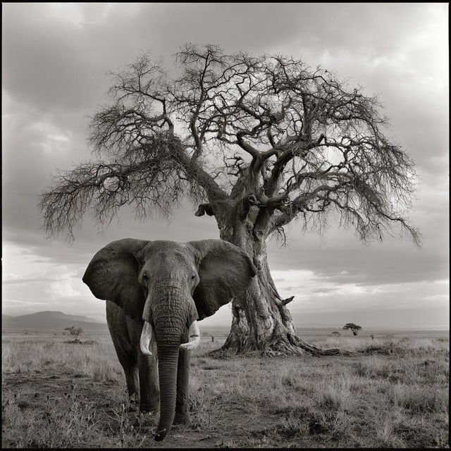 Nick Brandt style, Midjourney V8.2, render 4 of 4